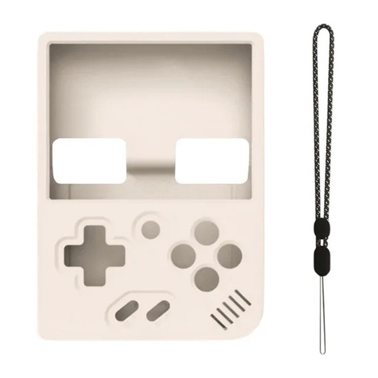 Silicone Case for Miyoo Mini Plus Game Console Protective Sleeve Game Accessories - Beige