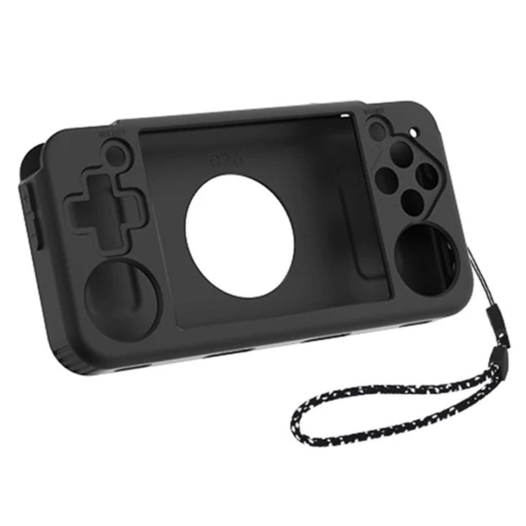 Silicone Case for ANBERNIC RG35XX H Shockproof Sleeve Game Console Accessories - Black