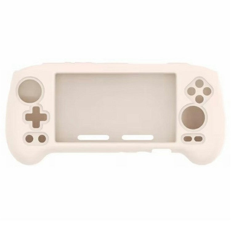 Silicone Protective Case for Anbernic RG556 Handheld Gaming Console Sleeve - Beige