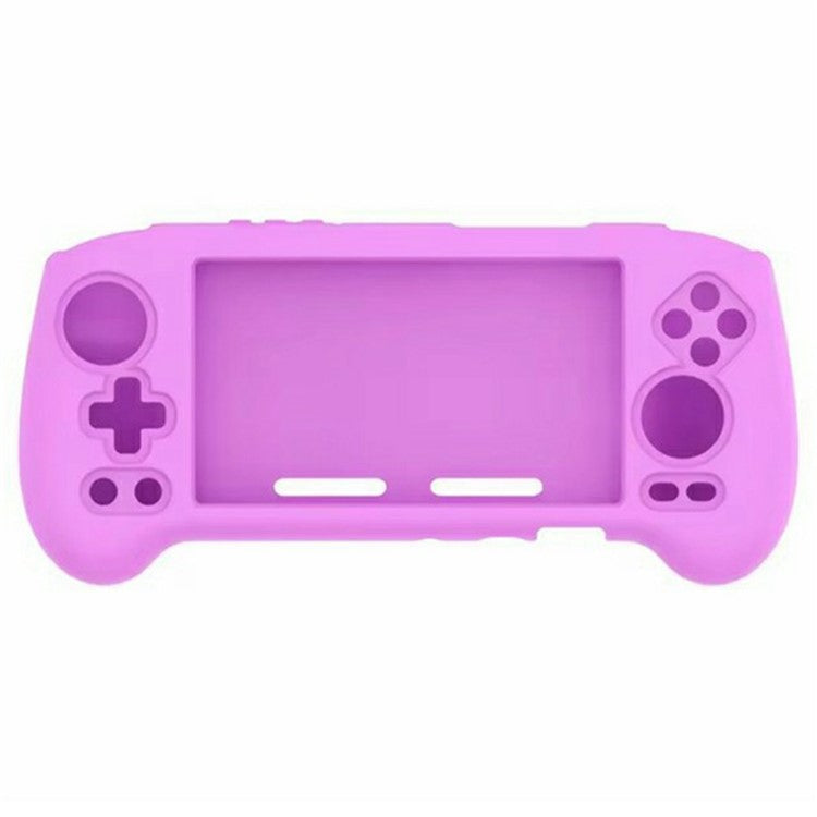 Silicone Protective Case for Anbernic RG556 Handheld Gaming Console Sleeve - Purple