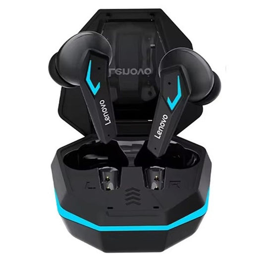 LENOVO TG102 TWS HIFI Sound Music Gaming Earphones Wireless Bluetooth-Compatible 5.4  Stereo Headset - Black