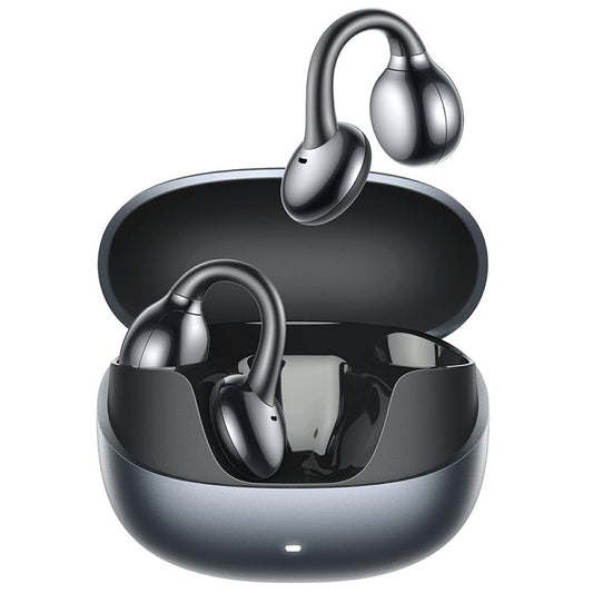 JOYROOM JR-OE3 Open-Ear Clip-On Wireless Headphones Bluetooth-Compatible Earbuds with Deep Bass - Dark Grey