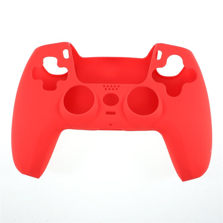 Soft Silicone Cover Protector Case for Sony PlayStation 5 - Red