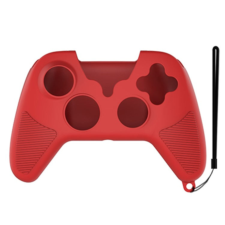 V2 Anti-Slip Grip Silicone Cover Protector Case for SONY PS5 Controller - Red