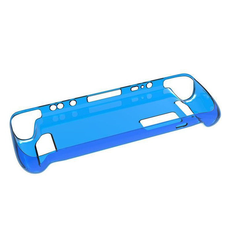 Transparent TPU Case for Steam Deck Console Anti-drop Protective Case Gamepad Cover - Transparent Blue