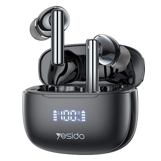 YESIDO TWS23 ANC Noise Cancellation Headphones TWS Bluetooth-compatible Earphones with Digital Display