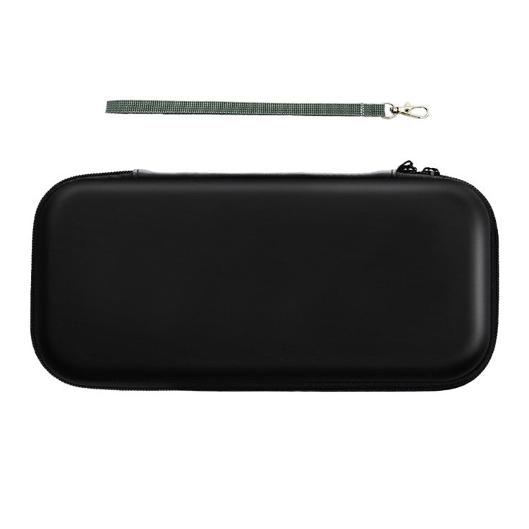 Waterproof PU+EVA Carrying Case for Nintendo Switch OLED Game Console Anti-Scratch Storage Bag - Black