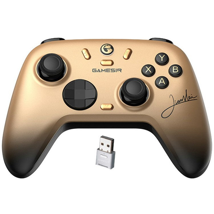 GAMESIR Nova 2 Lite Wireless Game Controller For PC Steam Hall Joystick with Bluetooth-Compatible Receiver - Gold
