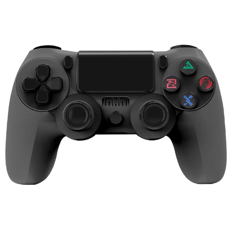 Wireless Bluetooth Controller for PS4 Dual Vibration Gamepad Portable  Game Handle with Lightbar - Black