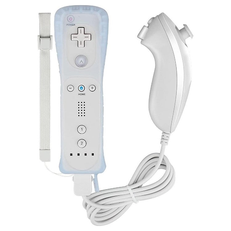 8511 For Wii U No Delay Wireless Connection Right and Left Game Handle Controller Gamepad - White