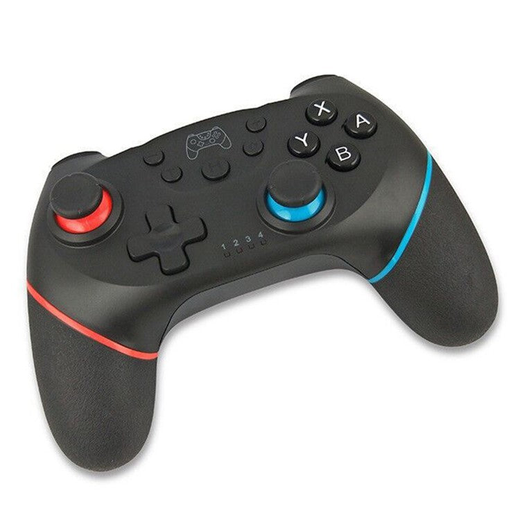 SW001+ Wireless Bluetooth Controller for Nintendo Switch Gamepad with Vibration, 6-Axis Motion Sensor - Red / Blue