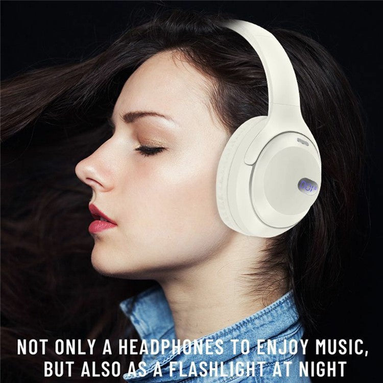 WH-1000XM4 Wireless Over-Ear Headphones with Battery Display Bluetooth-compatible Headset Support TF Card - Black