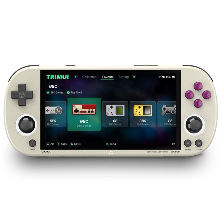 TRIMUI SMART PRO Retro Handheld Game Console 1G+8G Built-In 26+ Emulator Console (Without Memory Card) - Grey