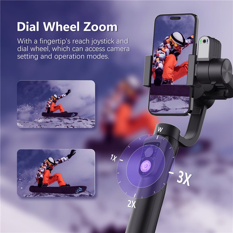 S5Bpro Intelligent AI Tracking 3-Axis Gimbal Stabilizer Anti-Shake Handheld Phone Holder Tripod