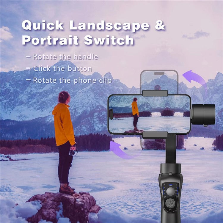 S5Bpro Intelligent AI Tracking 3-Axis Gimbal Stabilizer Anti-Shake Handheld Phone Holder Tripod