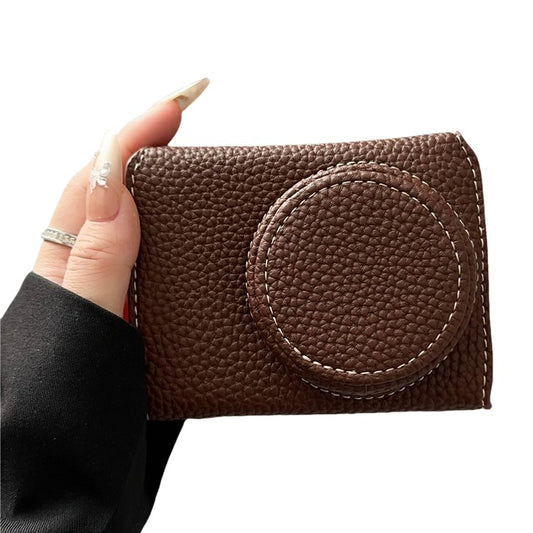 For Ricoh GR III / IIIx Leather Case with Battery Access Camera Cover Protective Sleeve - Coffee