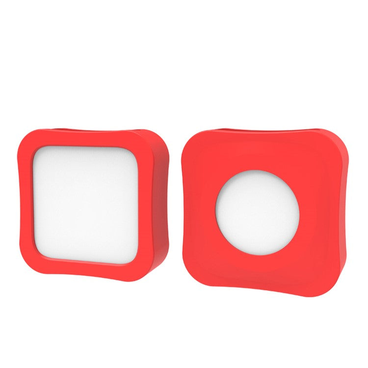 Soft Silicone Case for Apple TV 4K 2022 Drop-proof Set Top Box Protective Cover - Red