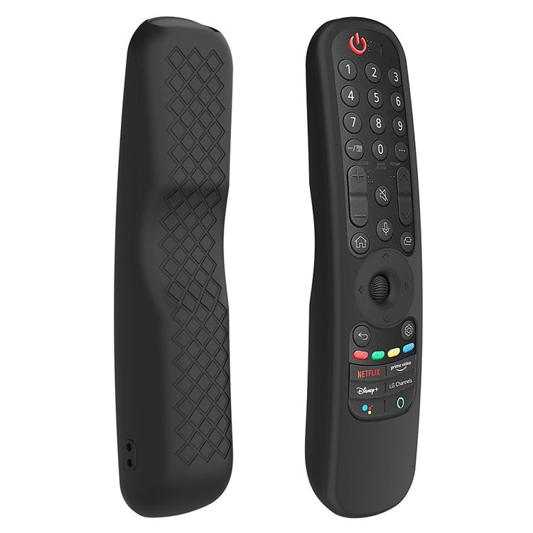 For LG AN-MR21GC / MR21N / 21GA Remote Control Case Silicone Protective Cover - Black