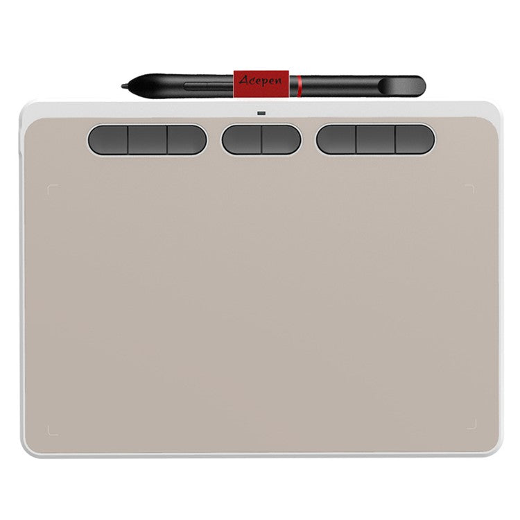 ACEPEN AP906 9.5-Inch Graphics Drawing Tablet 8192 Pressure Sensitive Digital Writing Pad - White