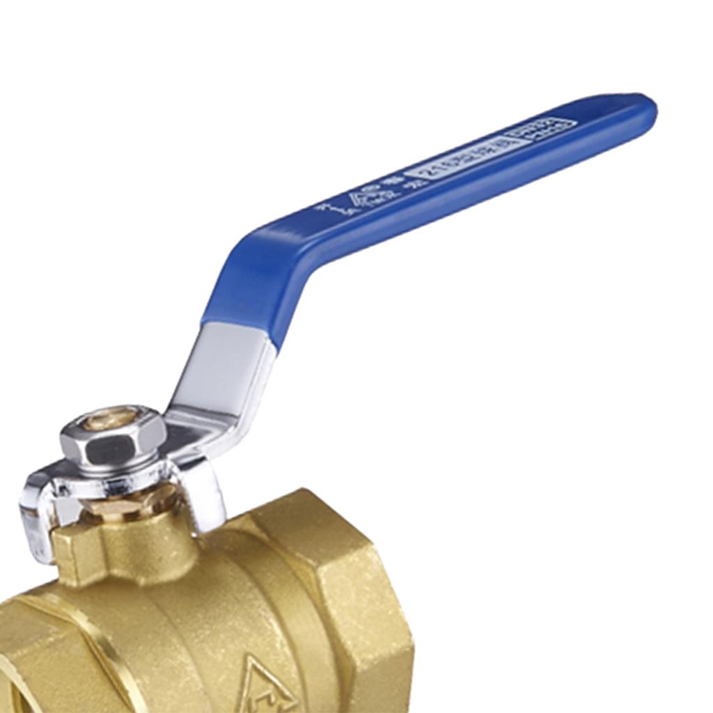 1'' NPT Female Brass Ball Valve Water Moisture Air Tank Drain Shut Off Valve