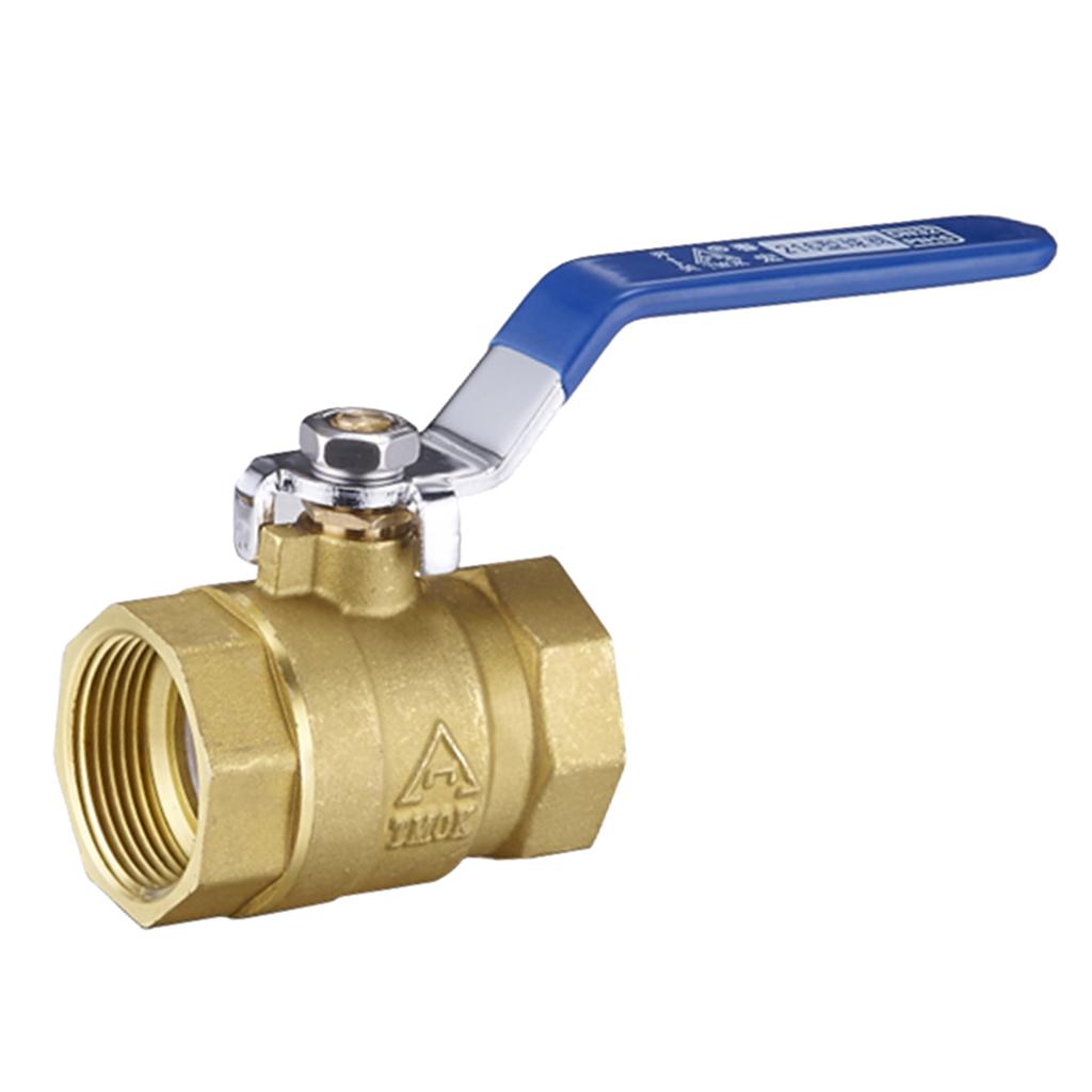 1'' NPT Female Brass Ball Valve Water Moisture Air Tank Drain Shut Off Valve