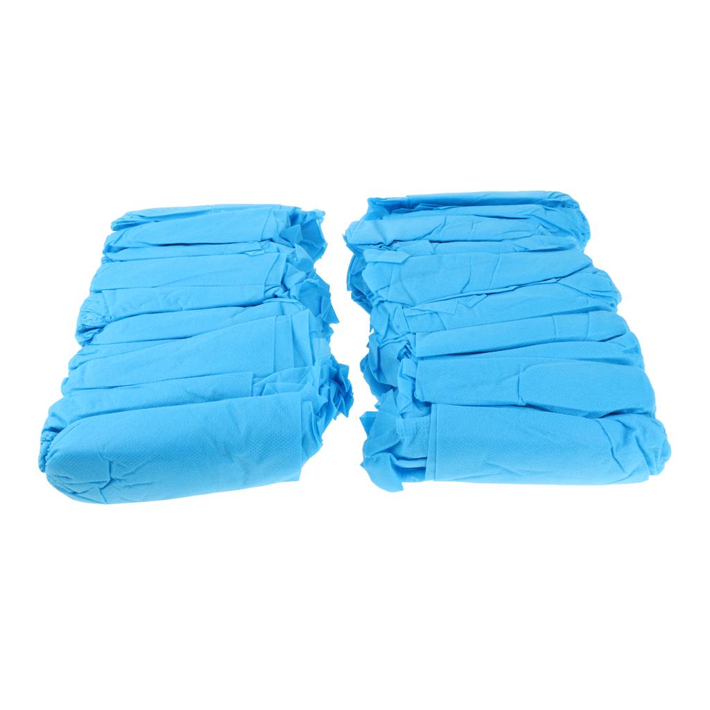 100 Pieces Disposable Shoe Covers, Overshoes, Boot Cover, Nonslip, Non-woven