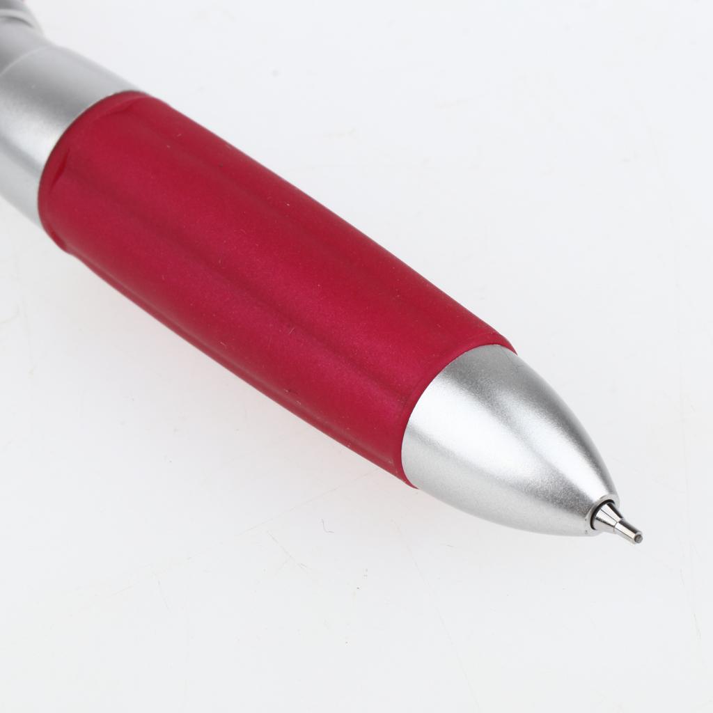 0.5mm Multifunctional Gel Pens Mechanical Pencils Sign Pens for Office Red