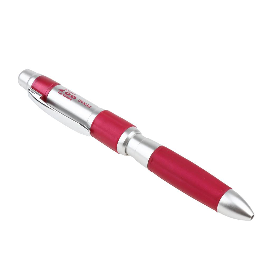 0.5mm Multifunctional Gel Pens Mechanical Pencils Sign Pens for Office Red