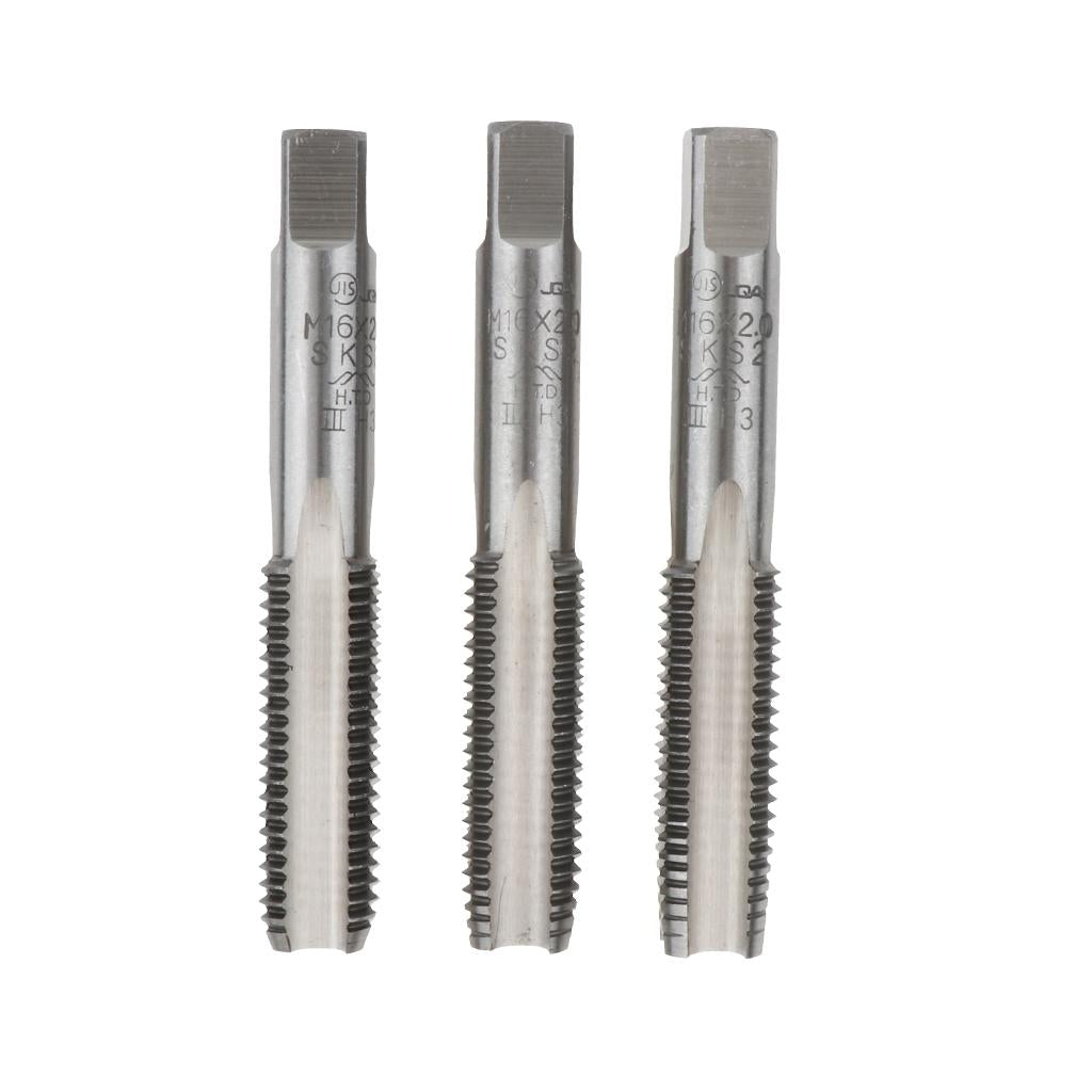 M16*2.0 Stainless Steel Hand Tap Set Machine Tap, Screw / Thread Tap