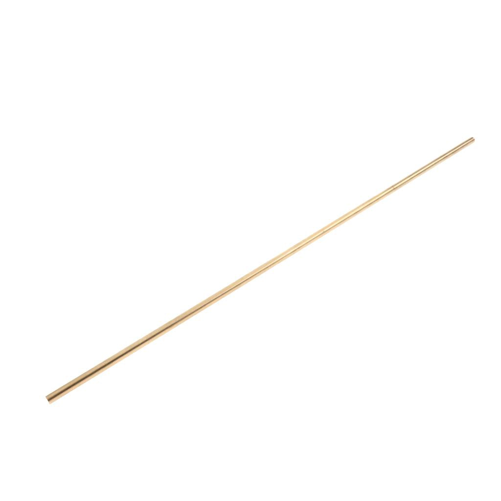 50cm x Brass Round Bar Rod Metric 4mm-8mm Cut Material 6mm