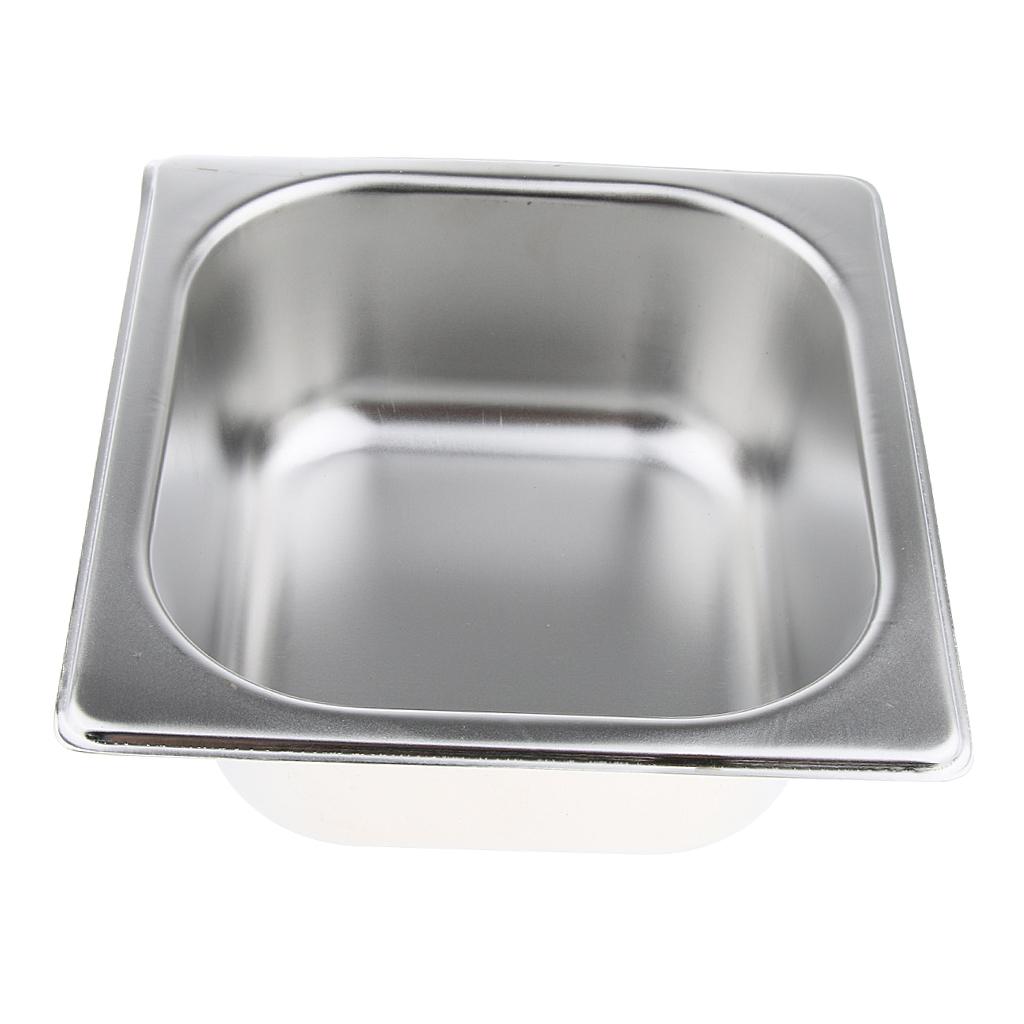 1Pc Special Steam Table Pan 1/6 Size 6.5cm Deep Stainless Steel