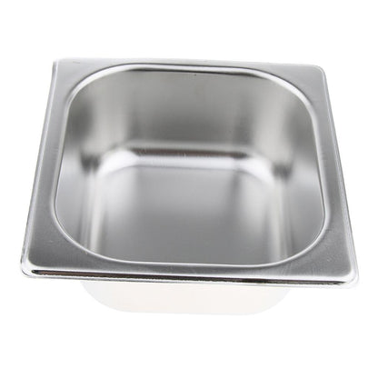 1Pc Special Steam Table Pan 1/6 Size 6.5cm Deep Stainless Steel