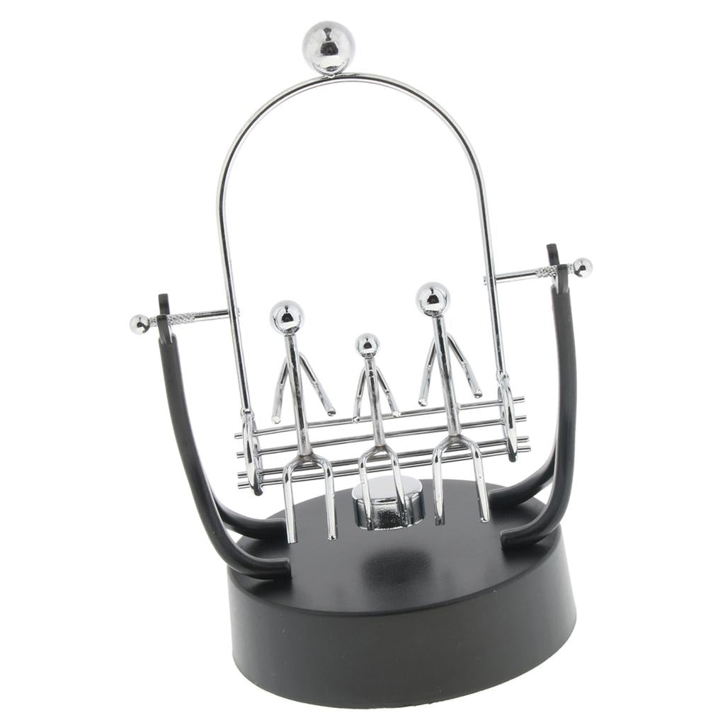 Desk Balancing Toy Swing Metal Perpetual Motion Trapeze Dynamic Instrument D