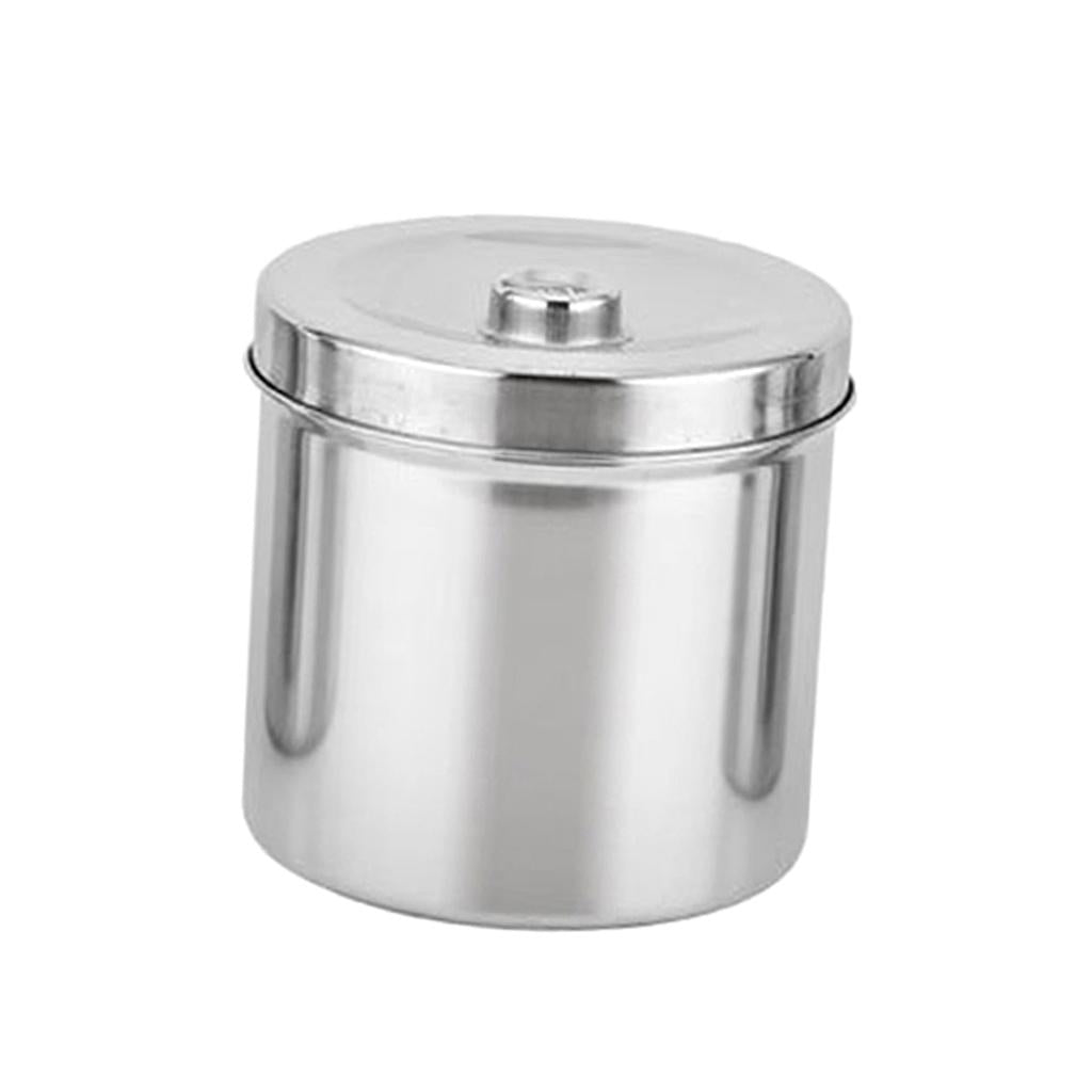 Stainless Steel Cotton Disinfection Container Tank Box 14cm