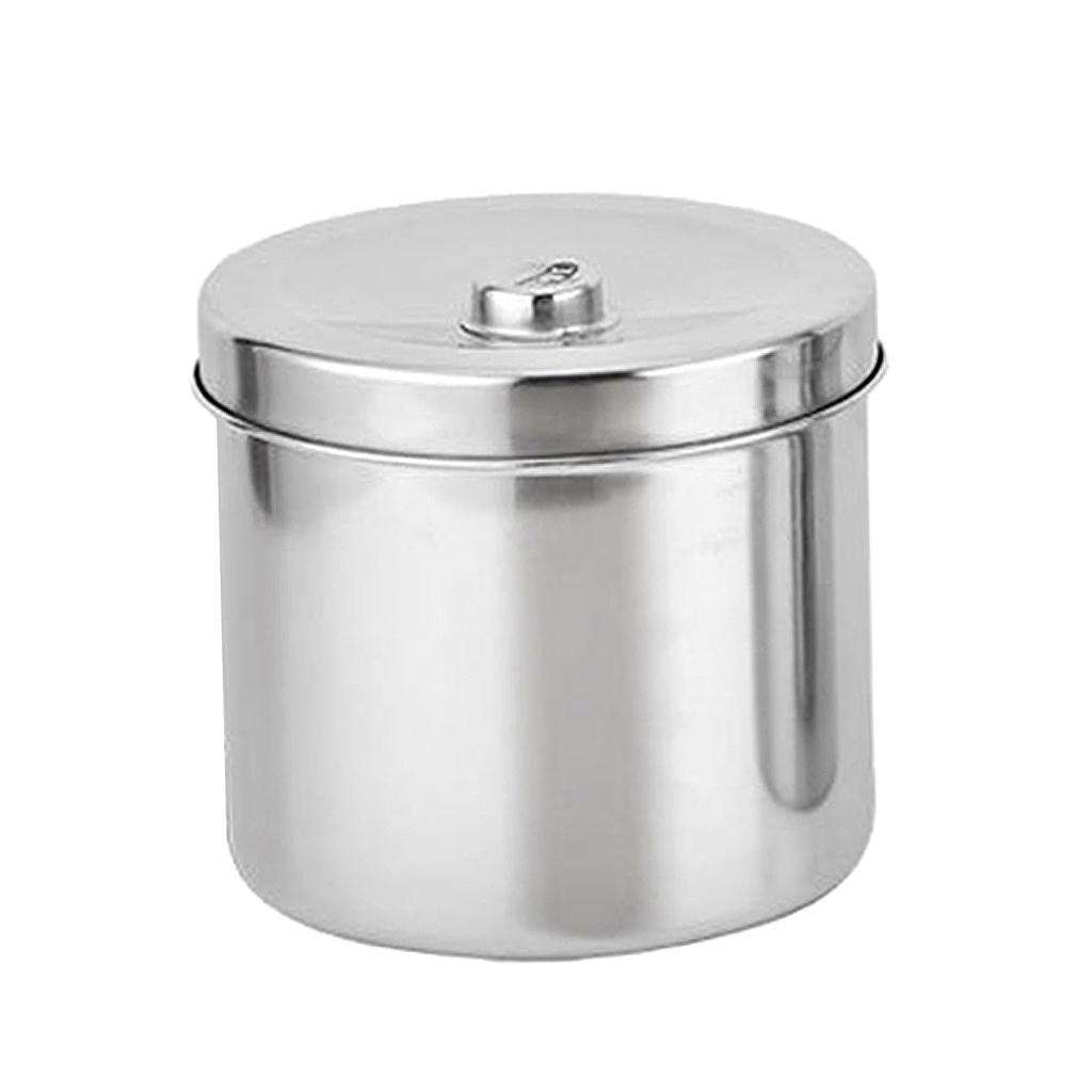 Stainless Steel Cotton Disinfection Container Tank Box 16cm