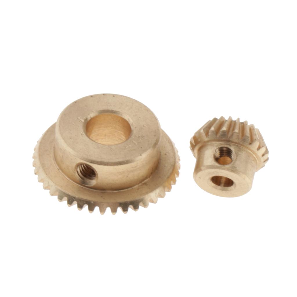 0.5 Modulus Brass Bevel Gear 20 40Tooth 3 6mm Diameter Inner Hole