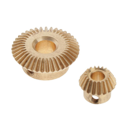 0.5 Modulus Brass Bevel Gear 20 40Tooth 4 6mm Diameter Inner Hole