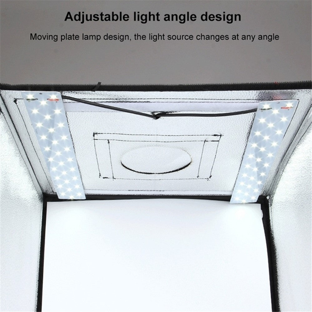 PULUZ PU5040 40CM LED Portable Photo Studio Box Lightbox Photograghy Softbox Studio Shooting Tent Box - EU Plug
