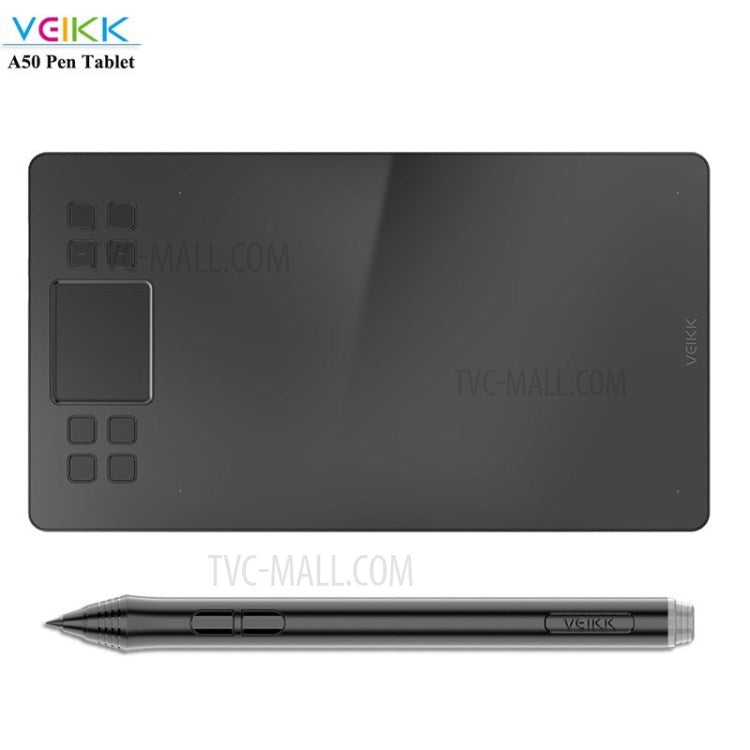 VEIKK A50 Graphics Tablet with 8192 Pressure Sensitivity Digital Painting Drawing Tablet