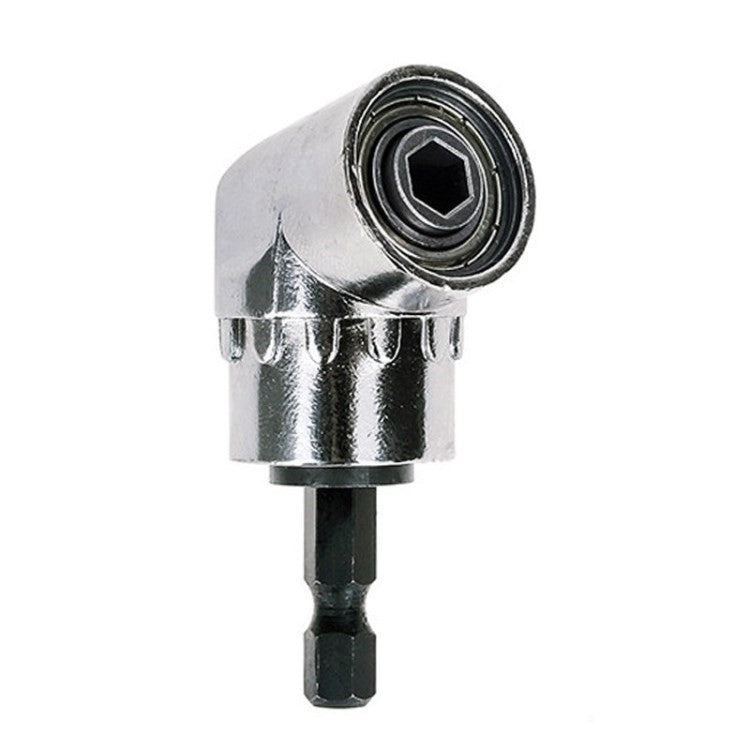 Angle Screwdriver Socket Holder Adapter Adjustable Drill Bit Angle Tool Socket - Silver Drill Bit