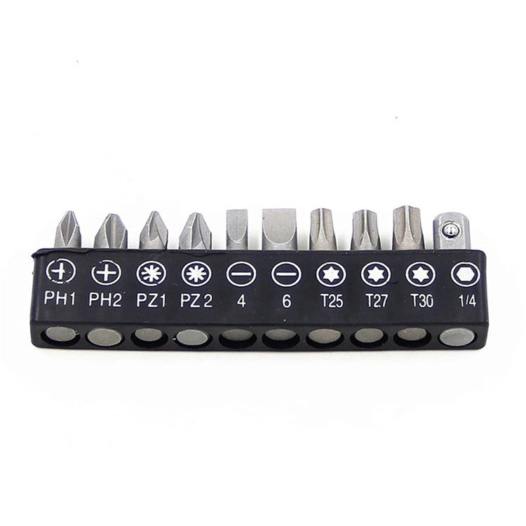 Angle Screwdriver Socket Holder Adapter Adjustable Drill Bit Angle Tool Socket - 10Pcs Drill Bits