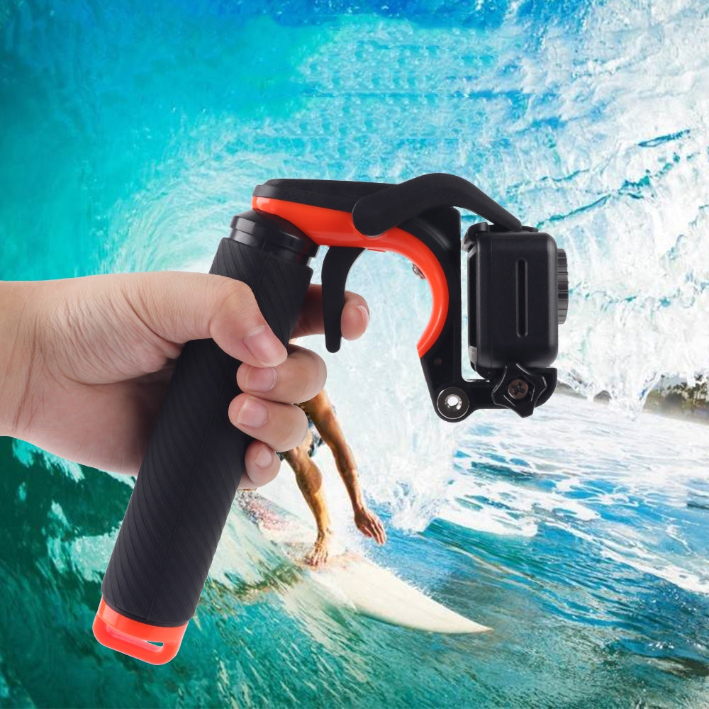 Shutter Trigger + Floating Hand Grip Diving Buoyancy Stick with Adjustable Anti-lost Strap & Screw & Wrench for DJI Osmo Action