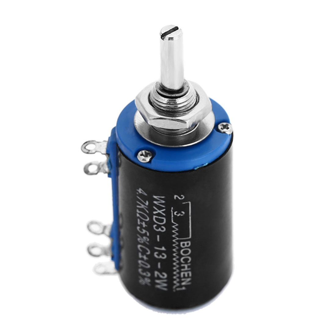 WXD3 - 13 - 2W 4.7K Ohm Multiturn Precision Potentiometer -Black