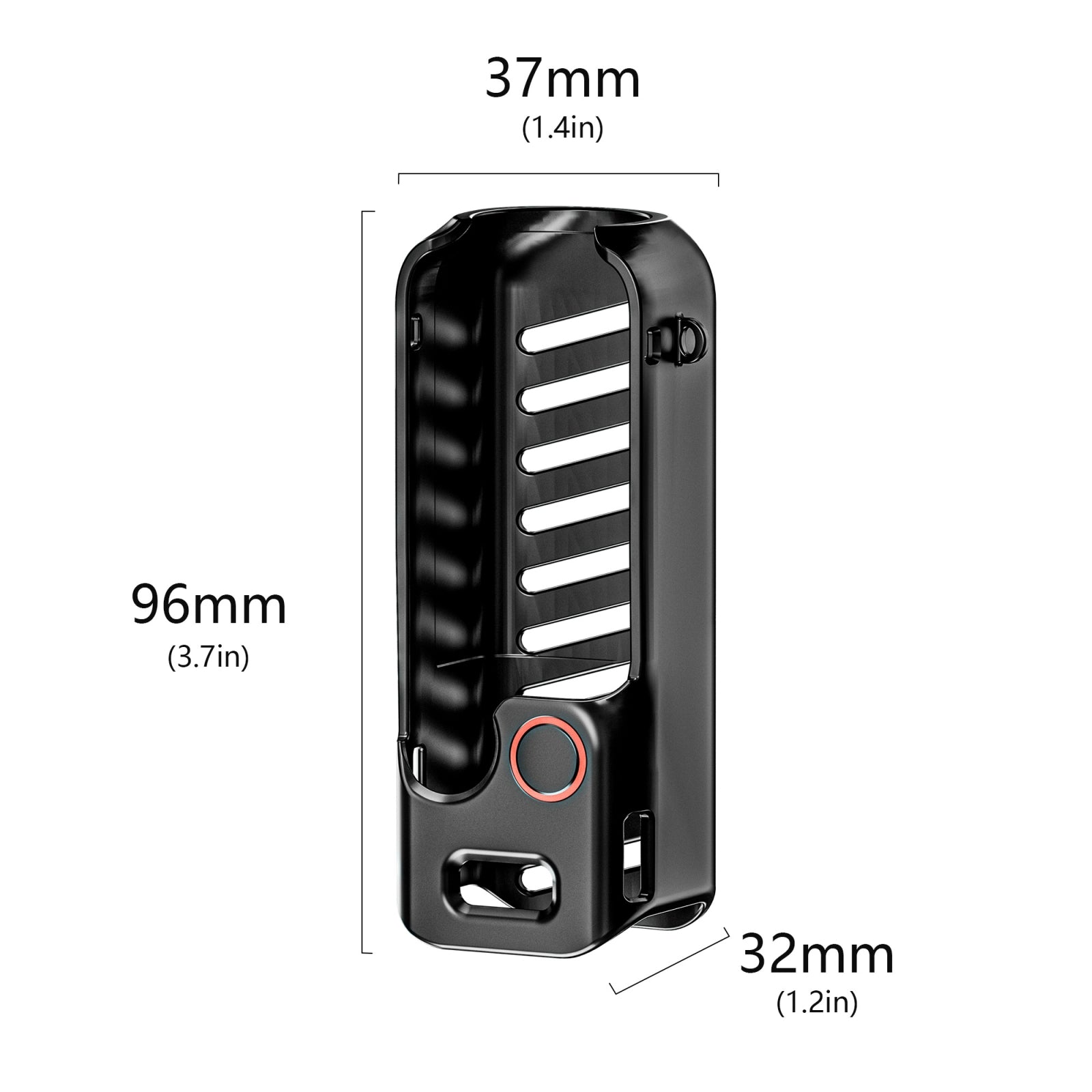For DJI OSMO Pocket 3 STARTRC Body TPU Cover Case (Black)