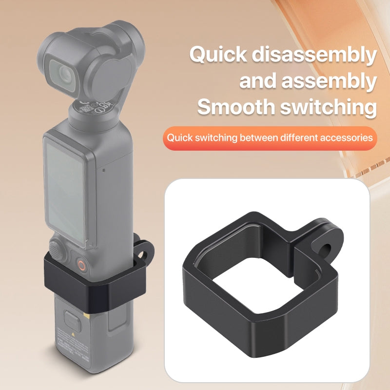 For DJI OSMO Pocket 3 Expansion Bracket Adapter (Black)