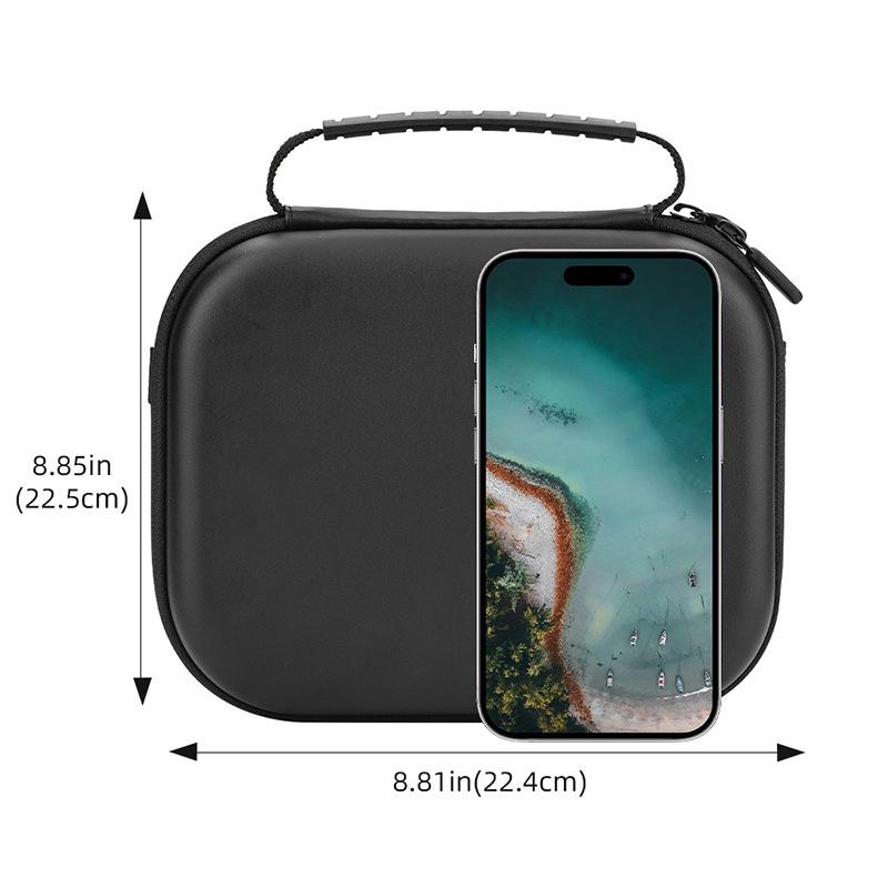 For DJI OSMO Pocket 3 BRDRC Full Set Portable Carrying Case Shoulder Storage Bag (Black)