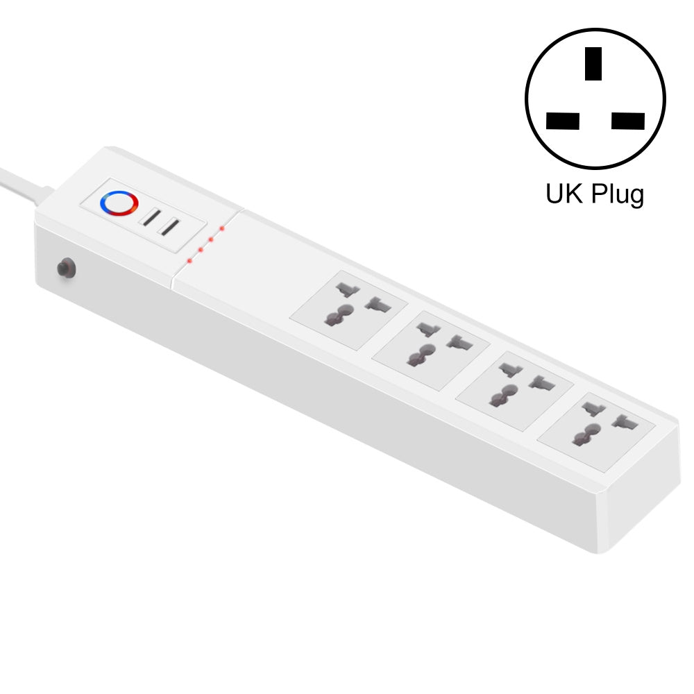ZigBee 16A SM-SO306-M 4 Holes + 2 USB Multi-purpose Smart Power Strip(UK Plug)