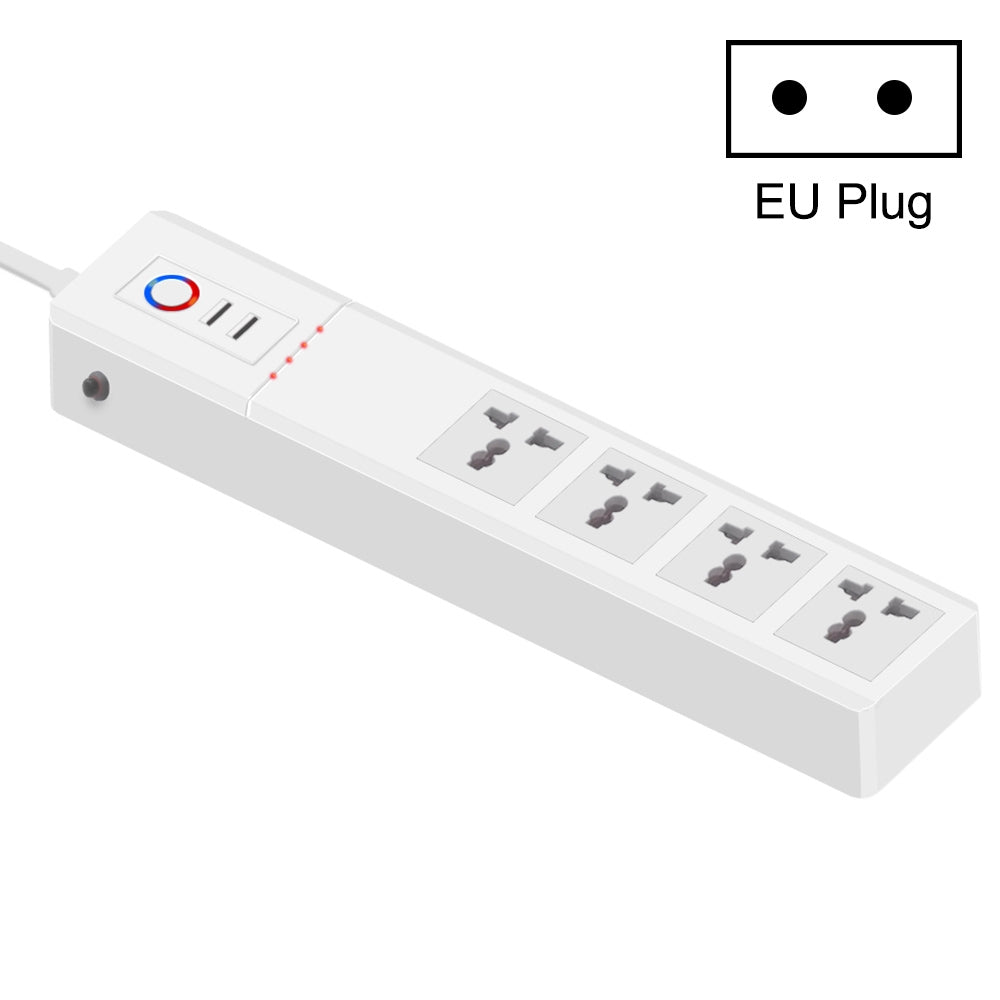 ZigBee 16A SM-SO306-M 4 Holes + 2 USB Multi-purpose Smart Power Strip(EU Plug)