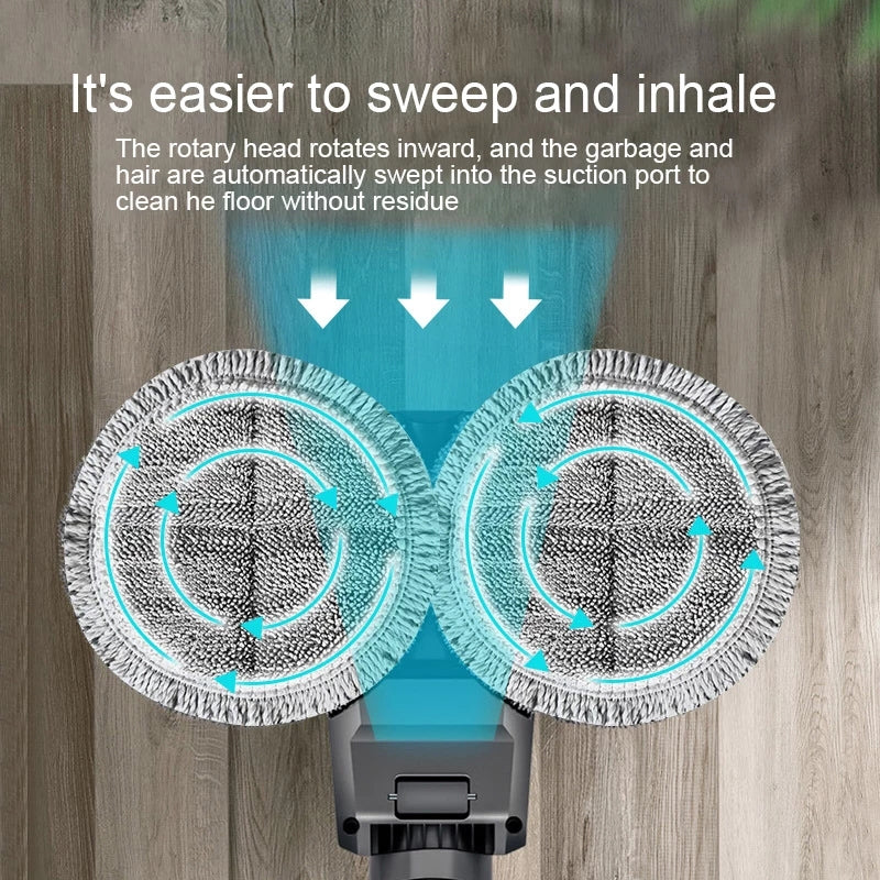 For Dyson V7 / V8 / V10 / V11 X004 Electric Mop Head Wet Towing Household Floor Cleaning Head with Water Tank