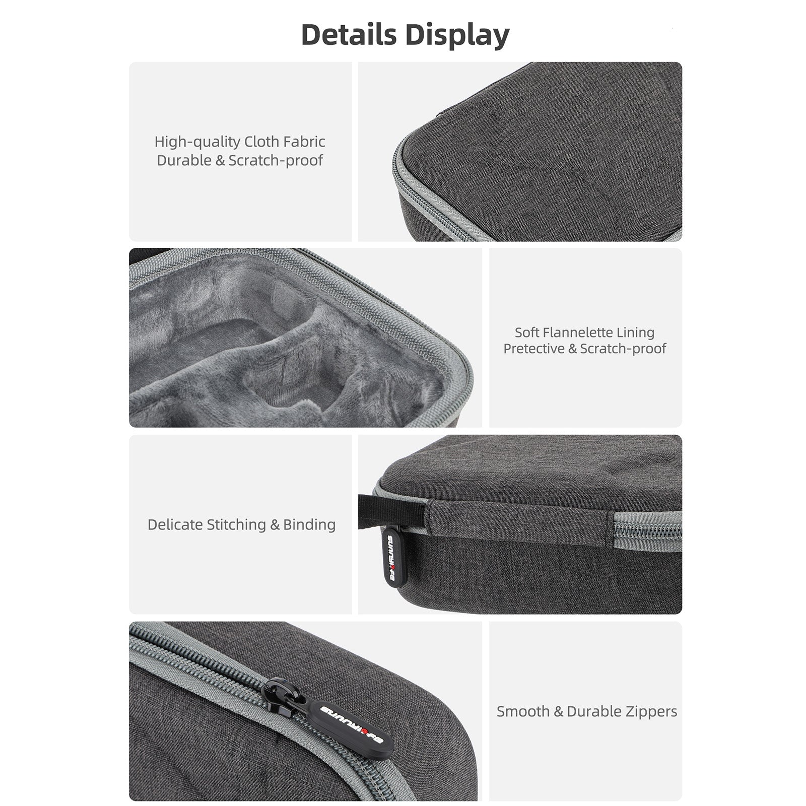 For DJI Osmo Pocket 3 Sunnylife Storage Case Box Standard Set Bag